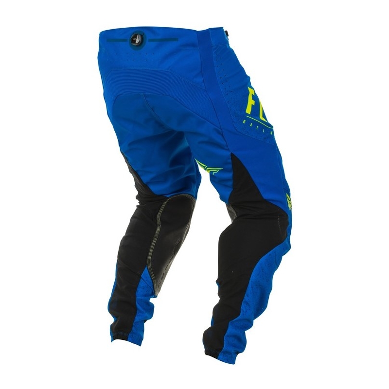 Motocrossowe spodnie FLY Racing Lite 2020 niebiesko-czarno-fluo żółte