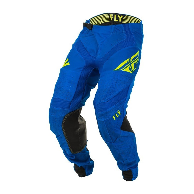 Motocrossowe spodnie FLY Racing Lite 2020 niebiesko-czarno-fluo żółte