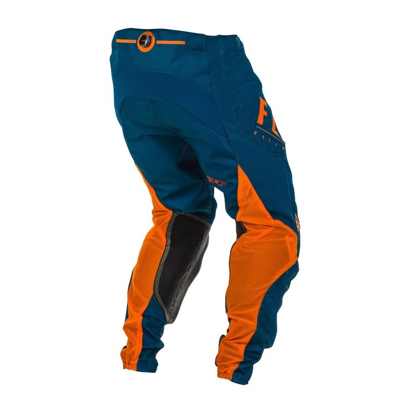 Motocrossowe spodnie FLY Racing Lite 2020 pomarańczowo-niebieskie