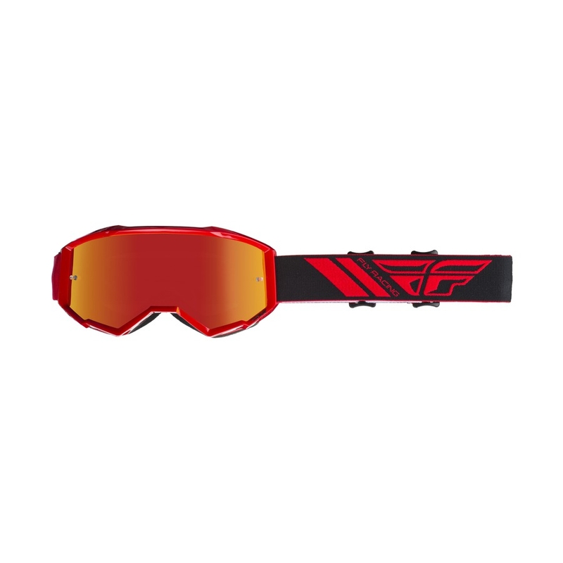 Gogle motocrossowe FLY Racing Zone 2019 red-black (red chrome plexi)