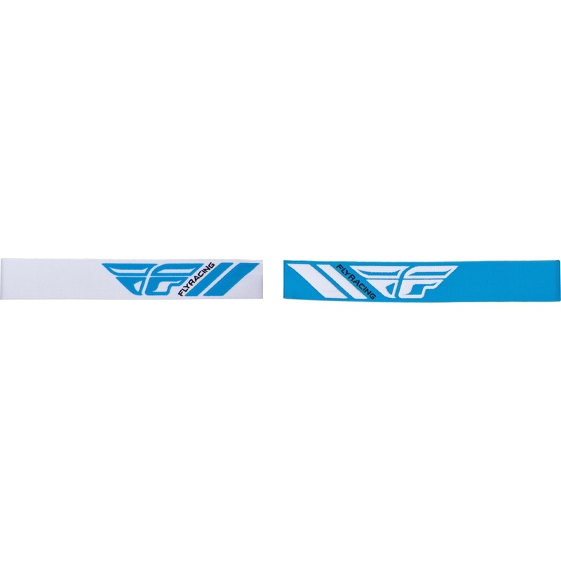 Gogle FLY Racing Zone 2019 niebiesko-białe (niebieska chrom szyba) wyprzedaż