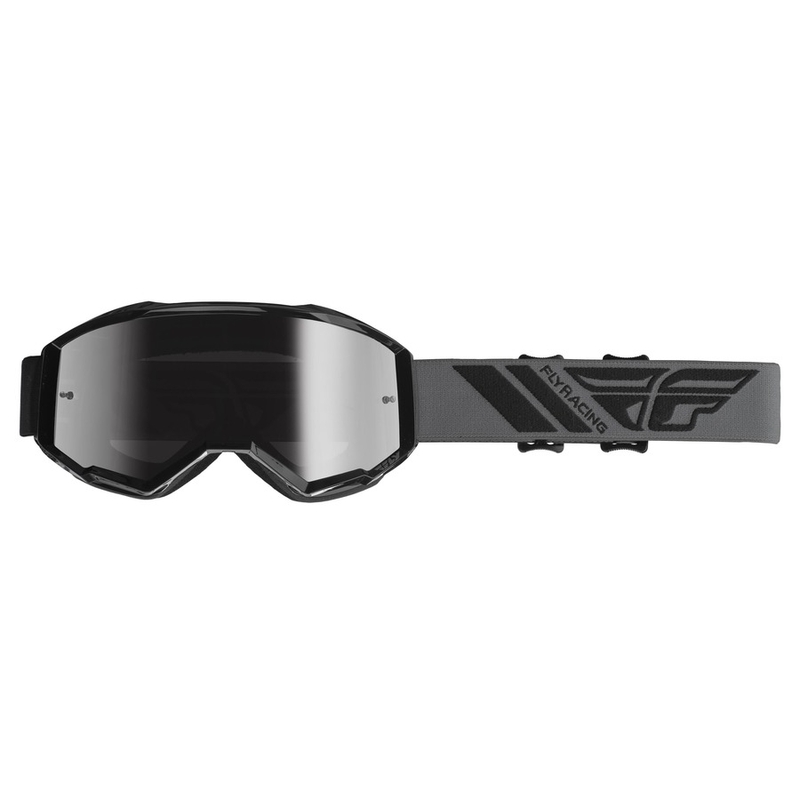 Gogle motocrossowe FLY Racing Zone 2019 grey-black (silver chrome plexi)