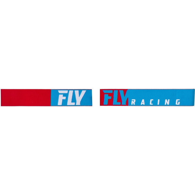 Gogle FLY Racing Zone PRO 2019 czerwono-biało-niebieskie (czerwona chrom szyba) wyprzedaż
