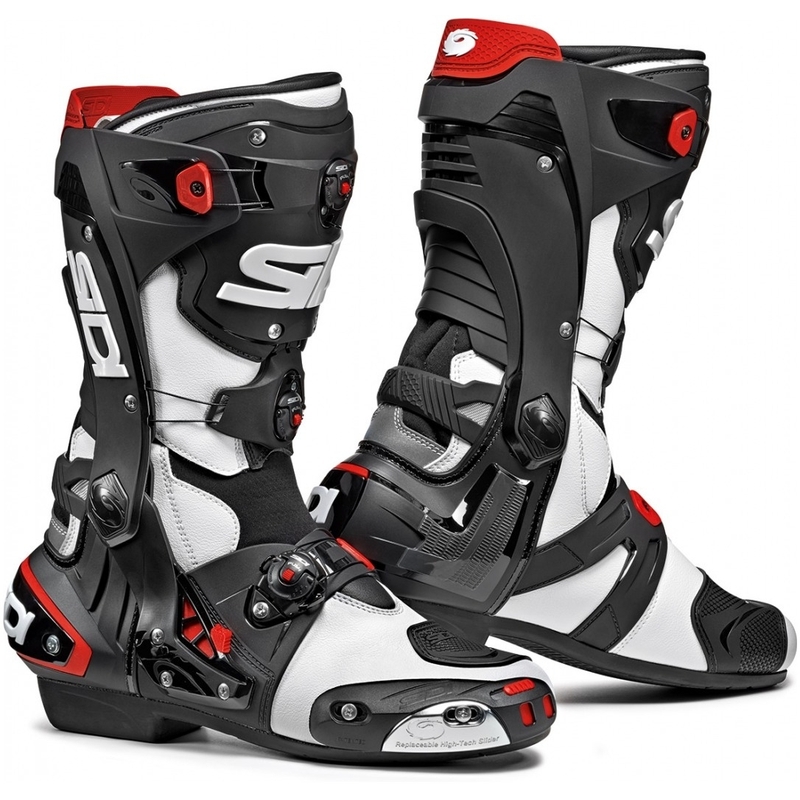Buty motocyklowe SIDI REX biało-czarne wyprzedaż