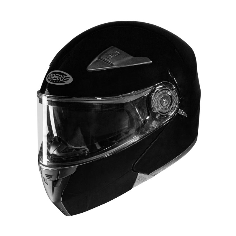 Czarny kask motocyklowy Ozone Wind