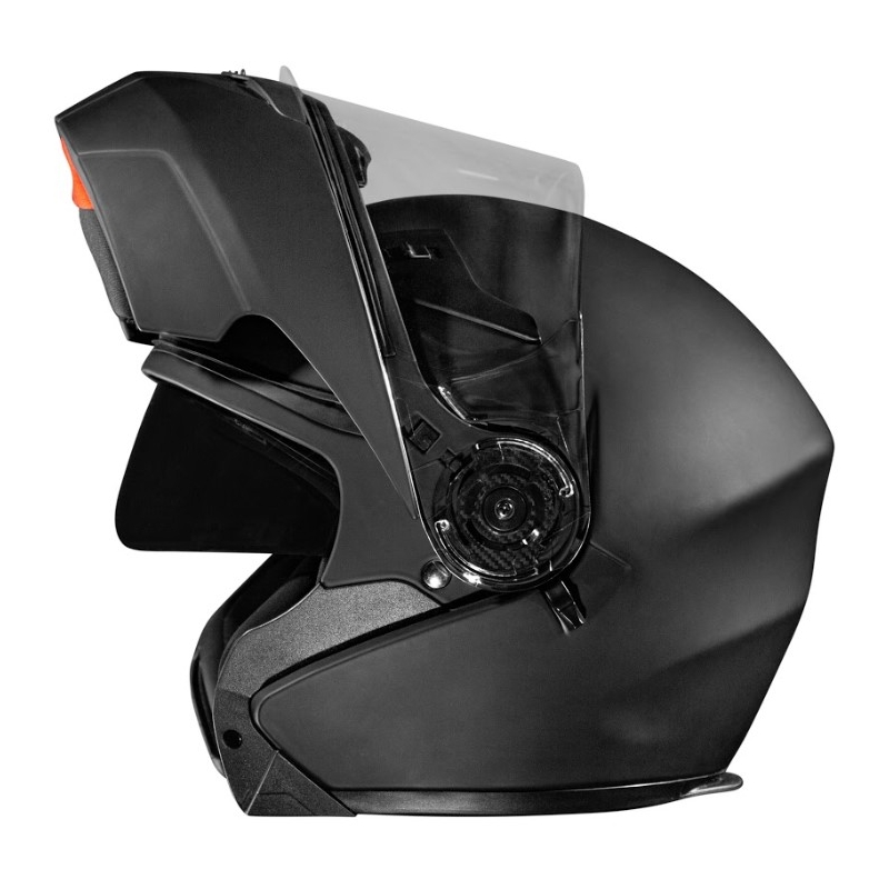Czarny matowy kask motocyklowy Ozone Wind