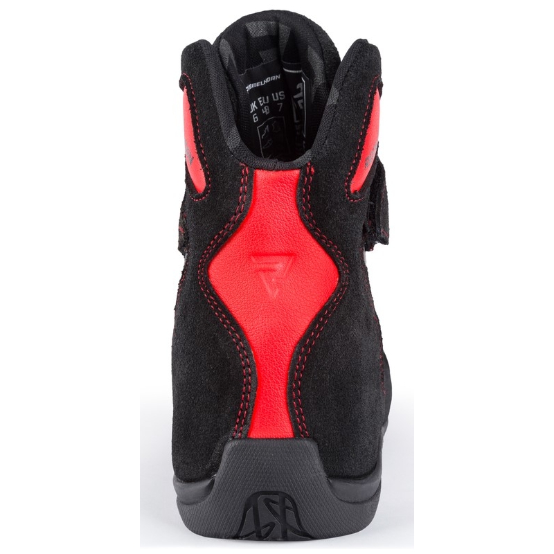 Buty motocyklowe Rebelhorn Spark czarno-fluo czerwone wyprzedaż