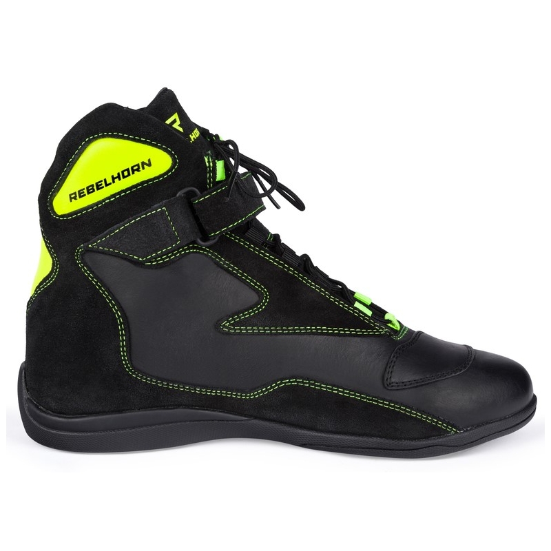 Buty motocyklowe Rebelhorn Spark czarno-fluo żółte wyprzedaż