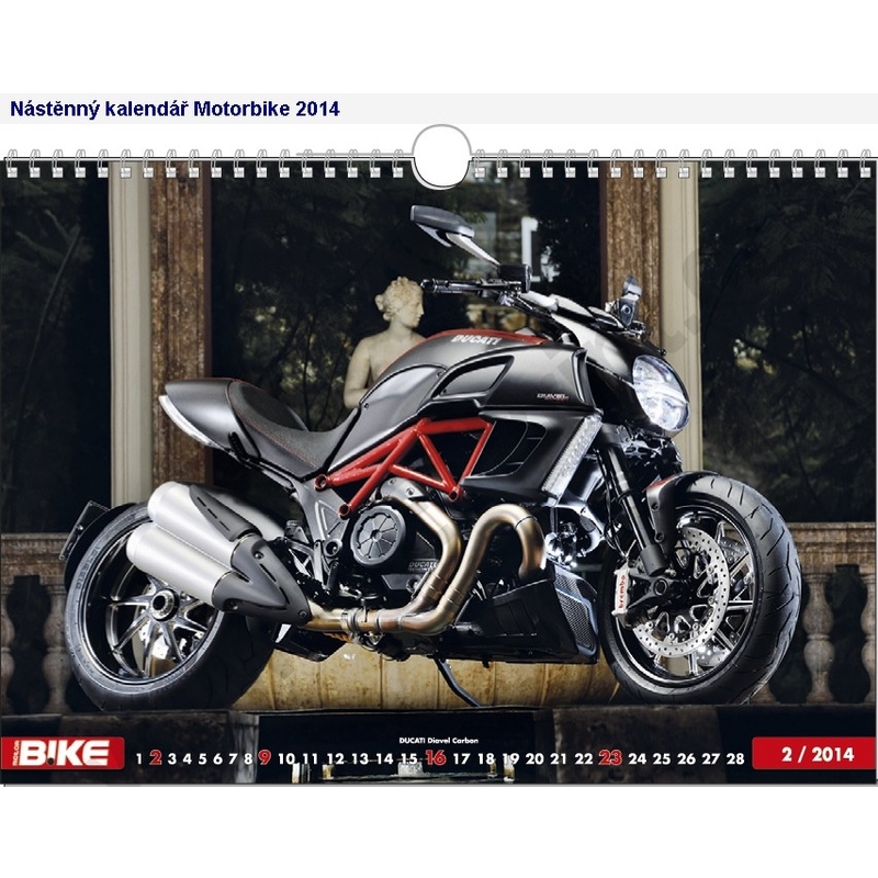Motocykl Wall Calendar 2014