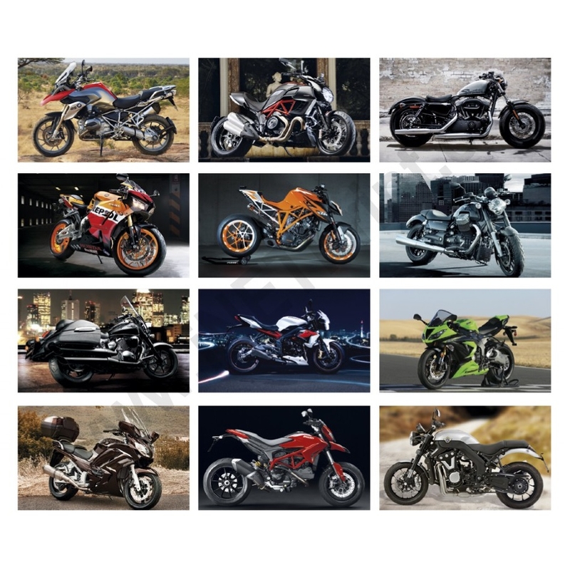 Motocykl Wall Calendar 2014