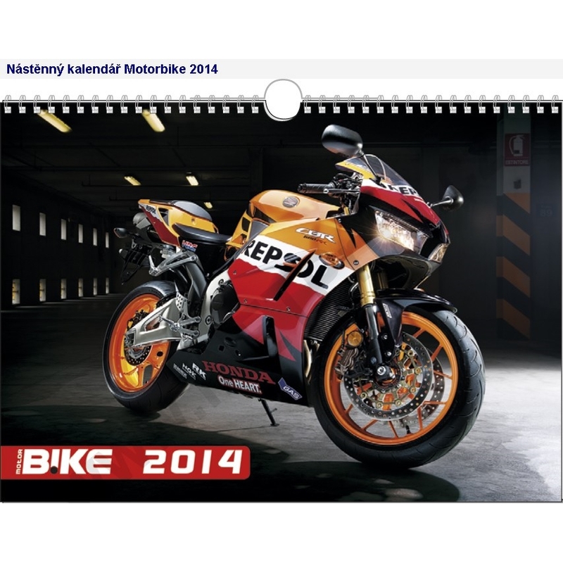 Motocykl Wall Calendar 2014
