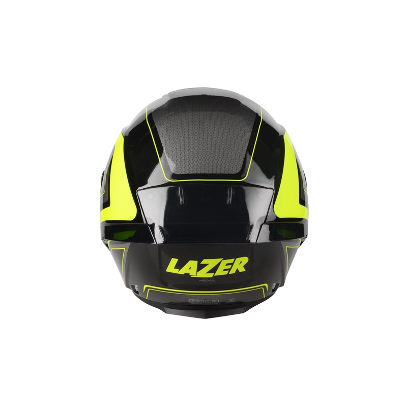 Otwarty kask motocyklowy Lazer Tango S Hexa czarno-fluo żółty