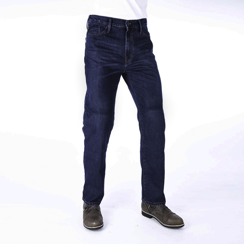 Jeansy motocyklowe Oxford Original Approved Jeans wydarte skrócone