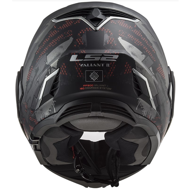 Kask z podnoszoną szczęką LS2 FF900 Valiant II Gripper Mat czarno-złoty wyprzedaż
