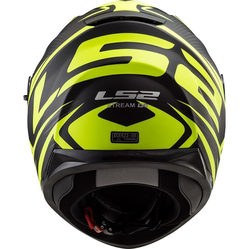 Integralny kask motocyklowy LS2 FF320 Stream Evo Jink czarno-fluo żółty