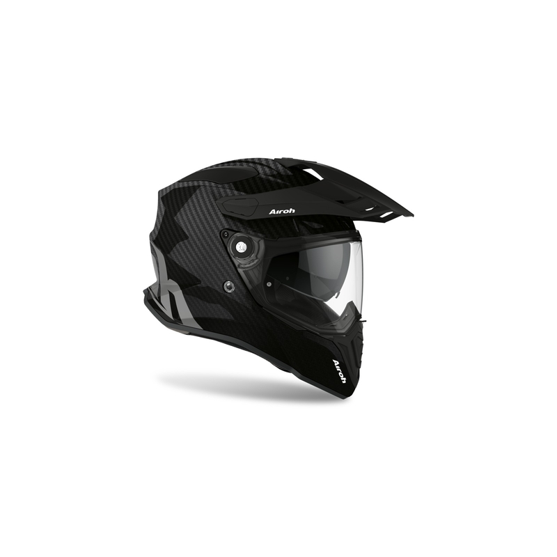 Enduro kask Airoh Commander Carbon czarny wyprzedaż