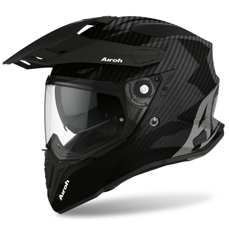Enduro kask Airoh Commander Carbon czarny wyprzedaż
