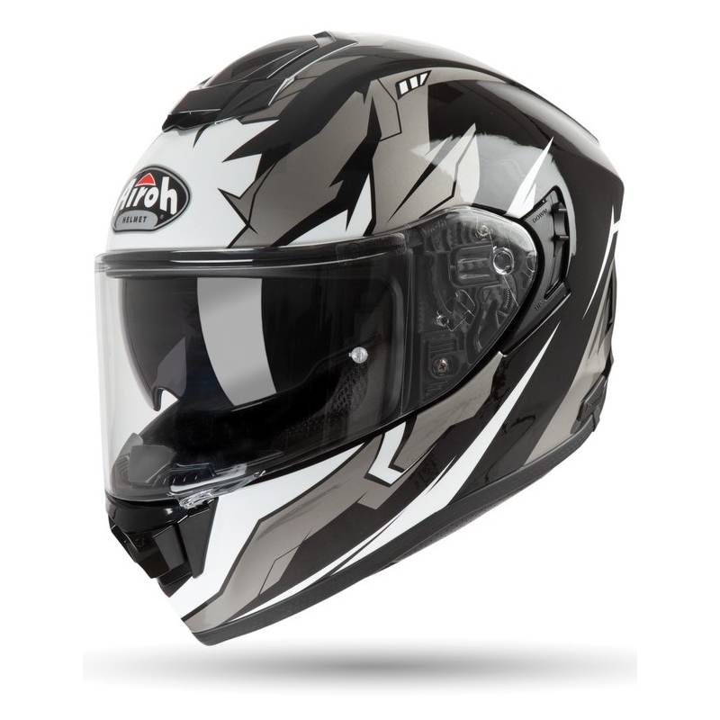 Integralny kask motocyklowy Airoh ST 501 Bionic biało-czarny
