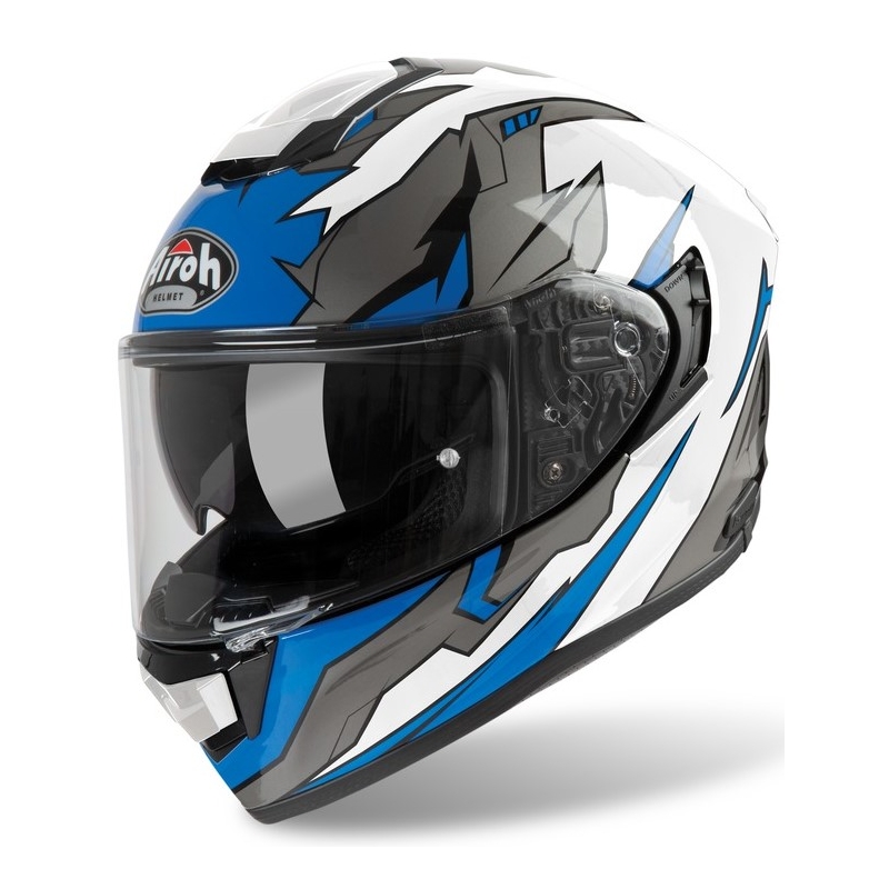 Integralny kask motocyklowy Airoh ST 501 Bionic biało-niebieski