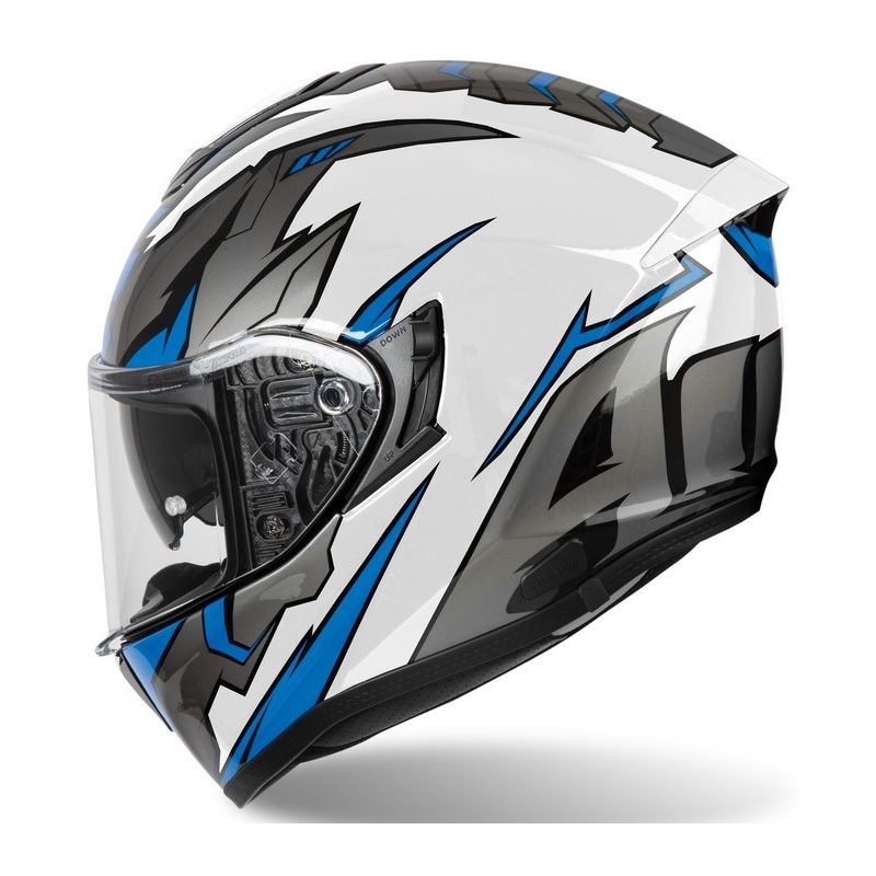 Integralny kask motocyklowy Airoh ST 501 Bionic biało-niebieski