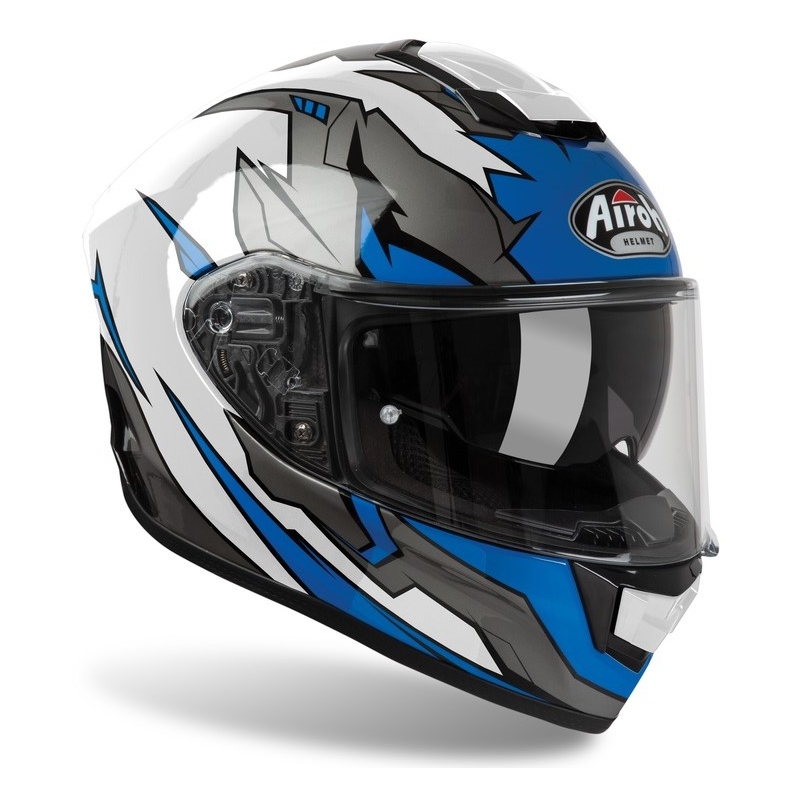 Integralny kask motocyklowy Airoh ST 501 Bionic biało-niebieski