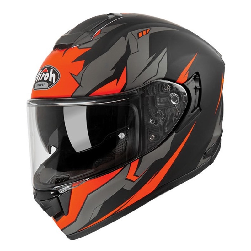 Integralny kask motocyklowy Airoh ST 501 Bionic pomarańczowo-czarny