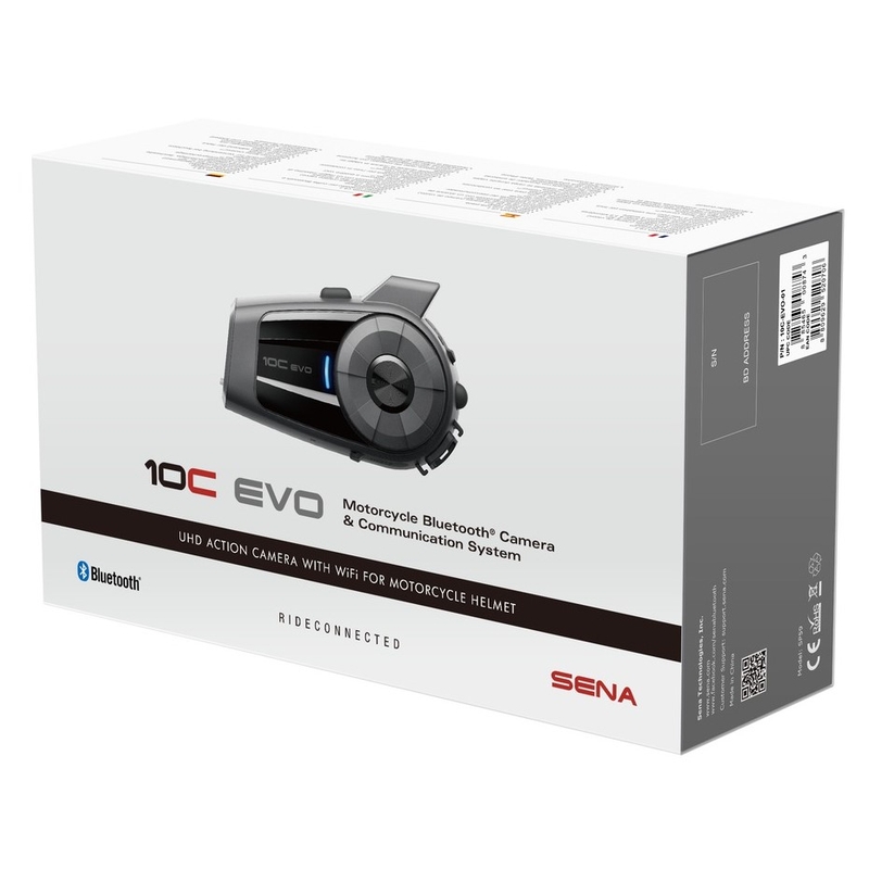 Zestaw głośnomówiący SENA Bluetooth z wbudowaną kamerą 4K 10C EVO