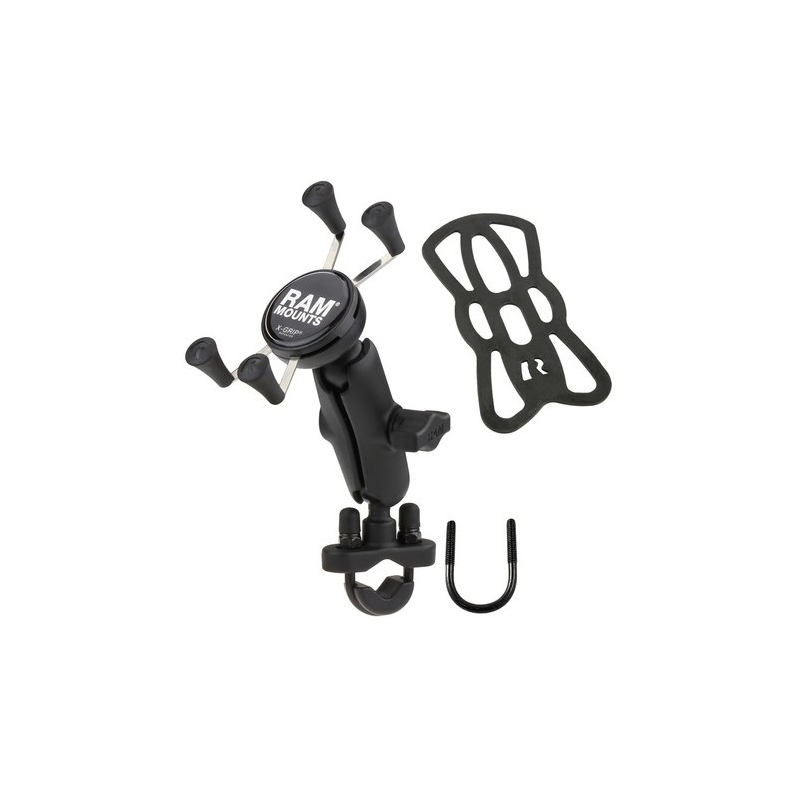 RAM Mounts X-Grip uchwyt na telefon komórkowy do kierownicy o średnicy 12,7-31,75 mm