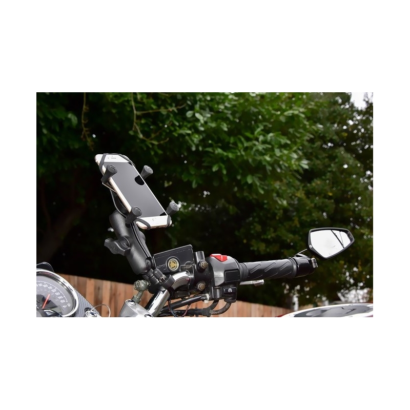 RAM Mounts X-Grip uchwyt na telefon komórkowy do kierownicy o średnicy 12,7-31,75 mm