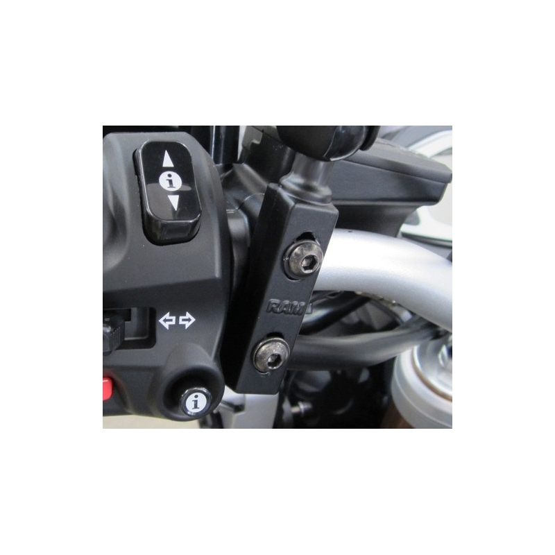 RAM Mounts z 1" trzpieniem do motocyklowej tulei dźwigni hamulca/sprzęgła