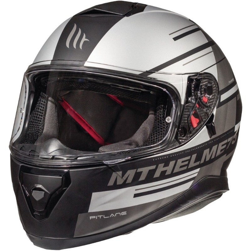 Integralny kask motocyklowy MT Thunder 3 SV Pitlane czarno-szary