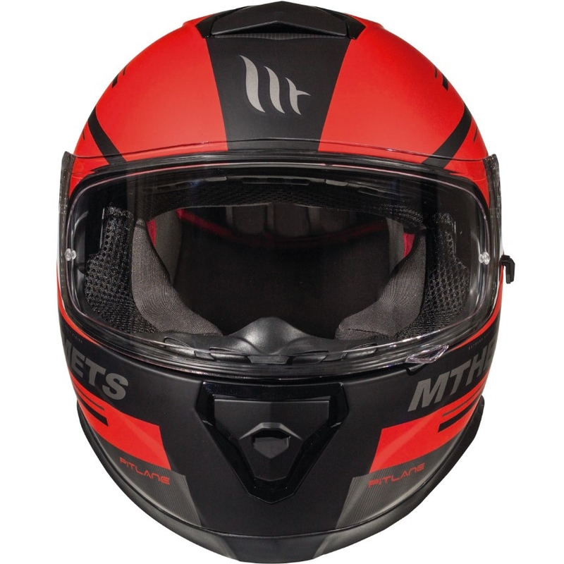 Integralny kask motocyklowy MT Thunder 3 SV Pitlane czarno-czerwony wyprzedaż