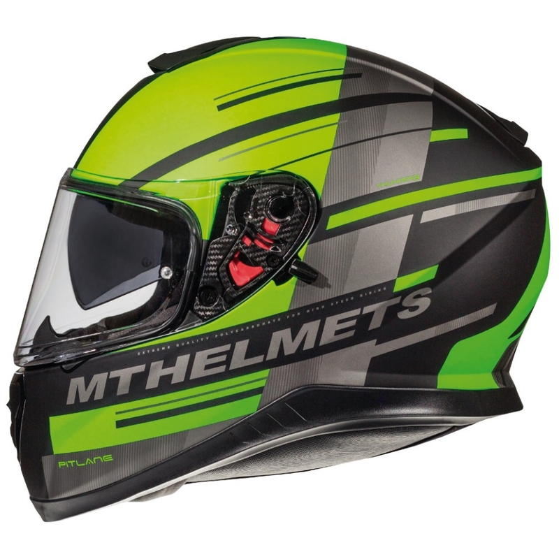 Integralny kask motocyklowy MT Thunder 3 SV Pitlane czarno-fluo zielony wyprzedaż