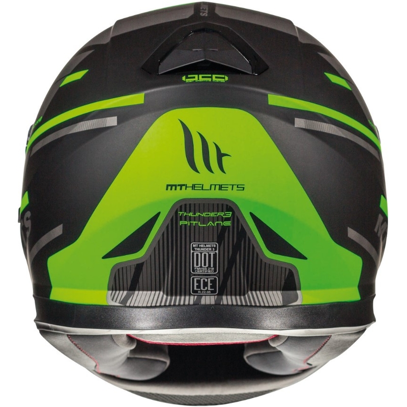 Integralny kask motocyklowy MT Thunder 3 SV Pitlane czarno-fluo zielony wyprzedaż
