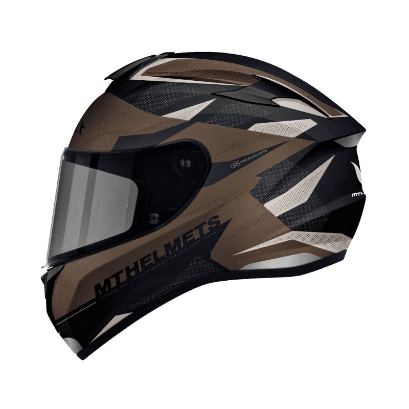 Integralny kask motocyklowy MT Targo Enjoy czarno-brązowy