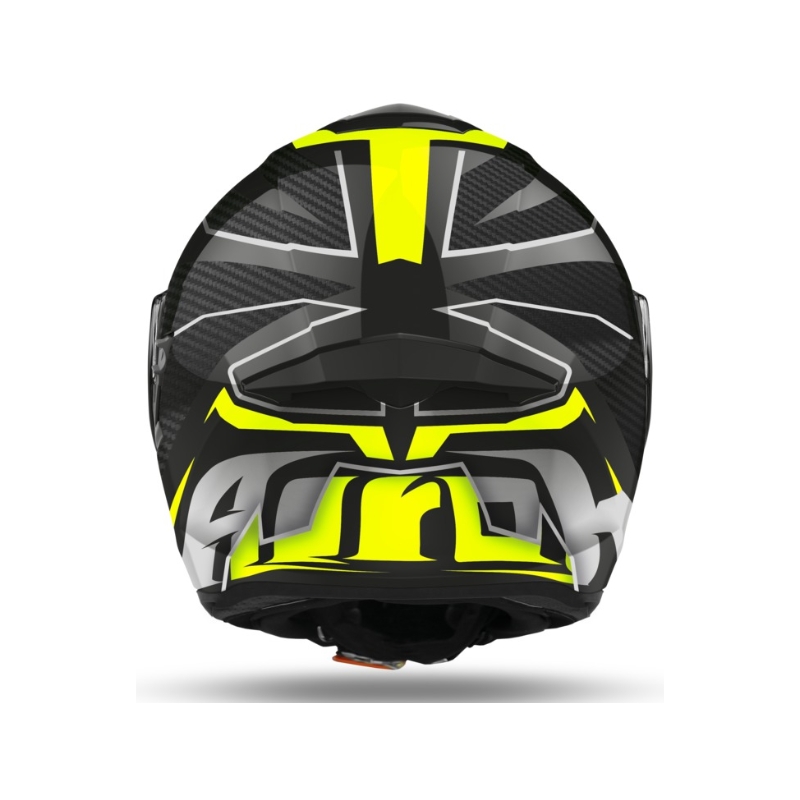 Integralny kask motocyklowy Airoh ST 501 Prime czarno-szaro-fluo żółty