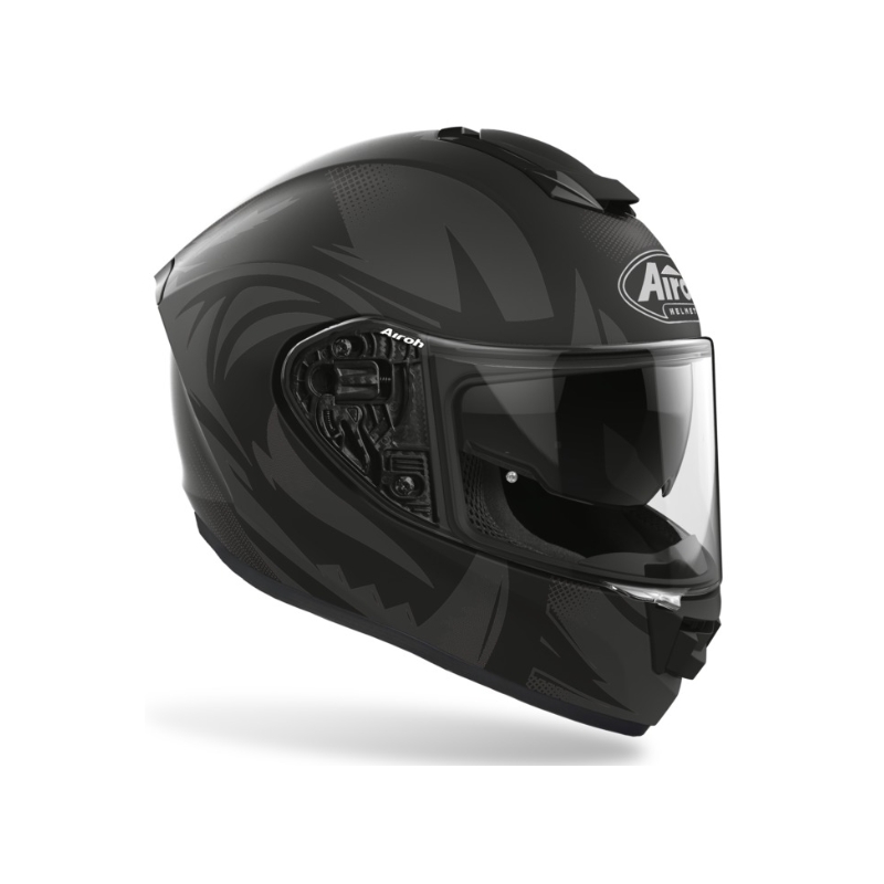 Integralny kask motocyklowy Airoh ST 501 Spektro czarno-szary