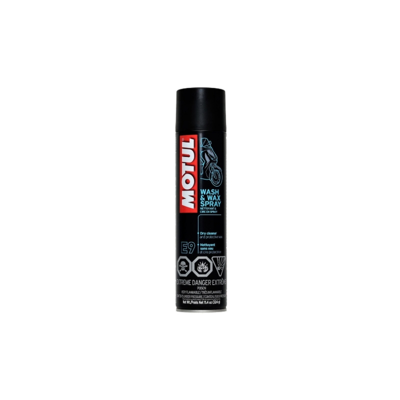 Spray do pielęgnacji plastiku Motul E9 Wash Wax 400 ml