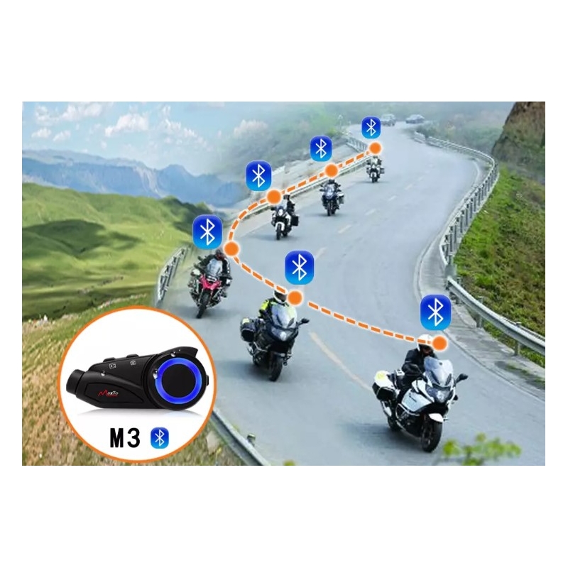 Interkom Bluetooth MaxTo M3 z kamerą FULL HD SONY