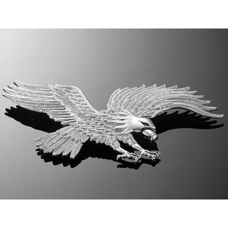 Samoprzylepny emblemat Highway Hawk, chrom wyprzedaż