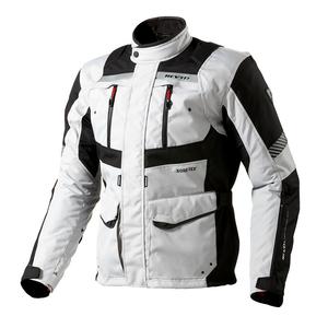 Kurtka motocyklowa Revit Neptune GTX srebrno-czarna wyprzedaż