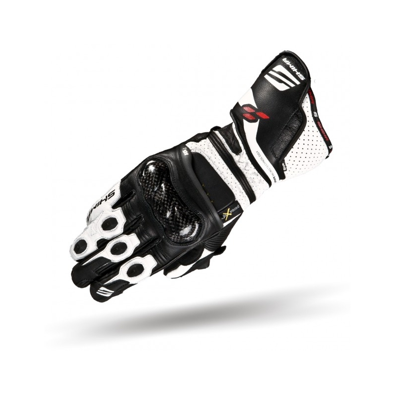 Rękawice motocyklowe Shima RS-1 białe