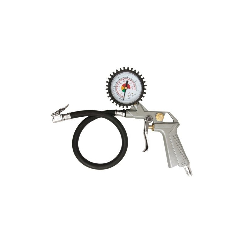 Pistolet do pompowania opon z manometrem 2,8-10 bar
