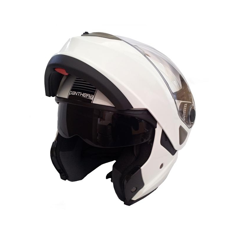 Kask na motocyklu zwałowania Panthera ST06 Biały