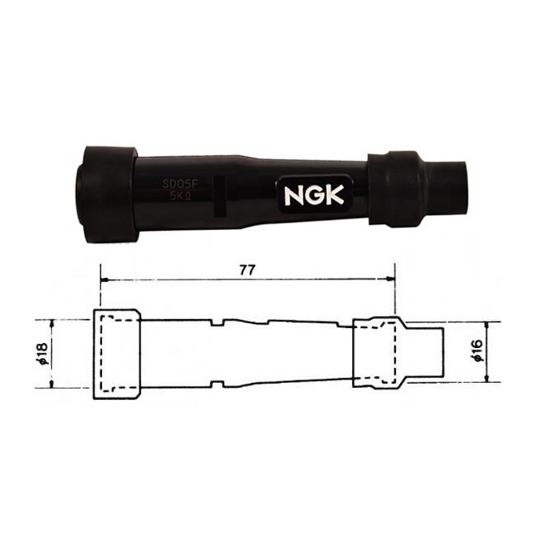 Spark plug cap NGK