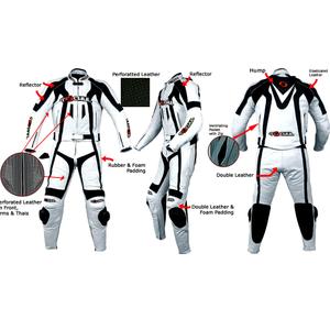 Męska kombinezon Tschul 727 biało-czarny