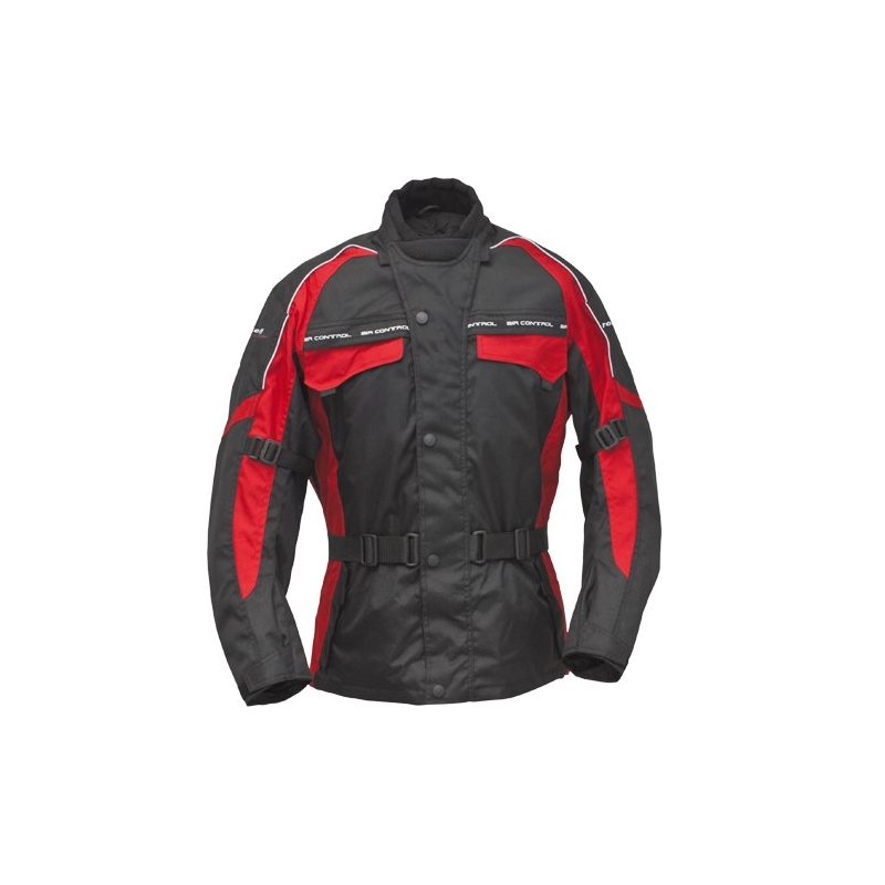 Kurtka motocyklowa Roleff Reno czarno/czerwona