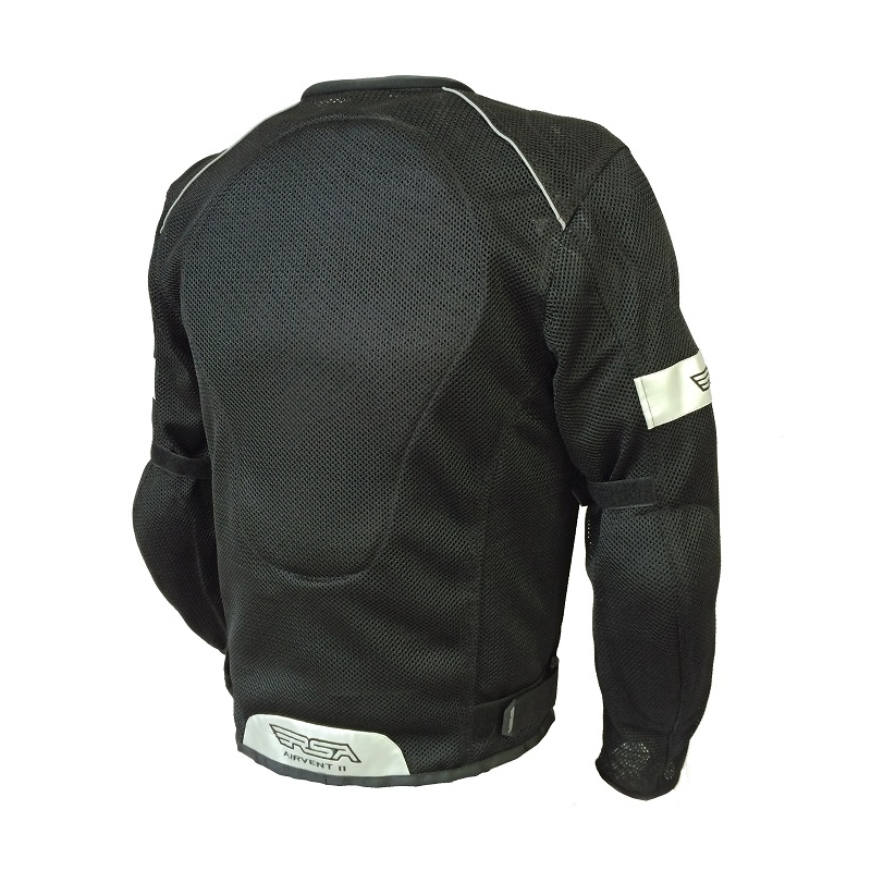 Kurtka motocyklowa RSA-Airvent 2 czarno/srebrna wyprzedaż