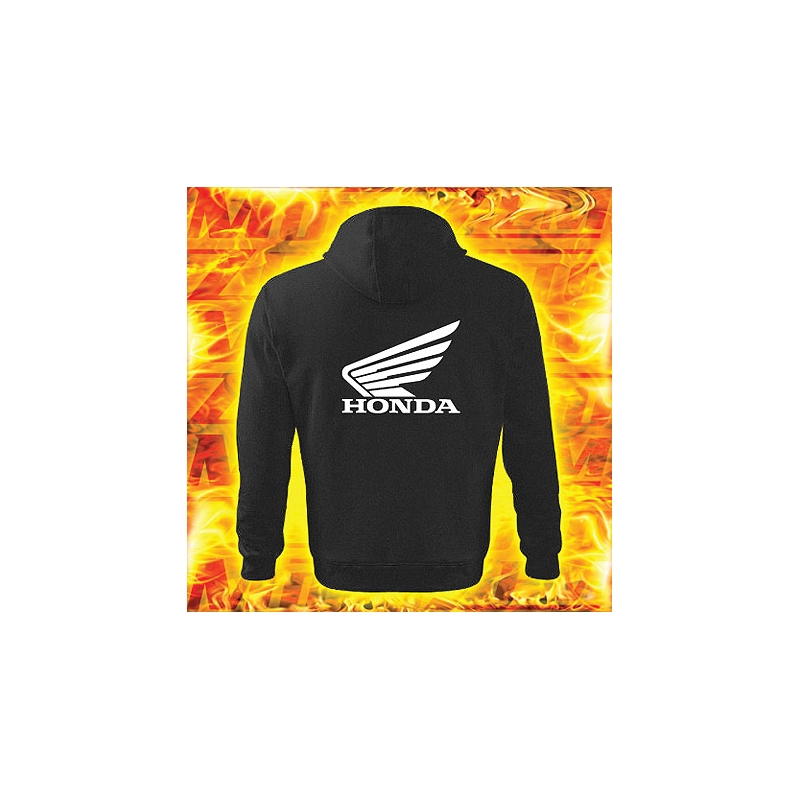 Bluza motyw Honda czarnym kapturem