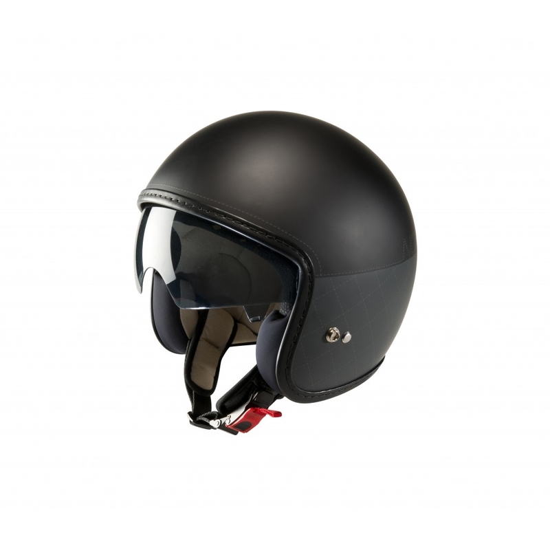 Kask motocyklowy Nox N240 czarno-szary wyprzedaż